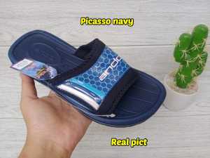SANDAL SLIDE PRIA ANDO CASILAS RED BULL PICASSO SIZE 38-42 - SANDAL PRIA MURH CASUAL - SANDAL SELOP PRIA MURAH- SANDAL SLIP ON COWOK MURAH KEREN