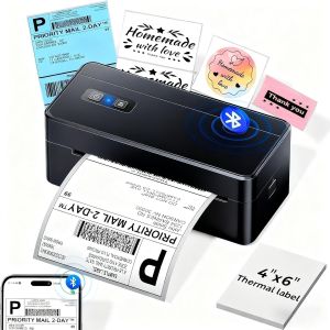 Phomemo 2410BT Bluetooth Thermal Waybill Printer For Shipping LabelBarcodeLogo Sticker