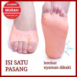 KUALITAS PREMIUM INSOLE SILIKON KAUS KAKI SILICON GEL BAHAN LENTUR MENGOBATI KAKI KASAR DAN PECAH AKSESORIS SEPATU WANITA