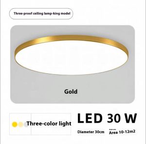 LED Ceiling lamp Corridor Light Eye-protecting Ultra-thin High-brightness Three-proof Light Simple and Modern Balcony Living Room Kitchen and Bathroom Light