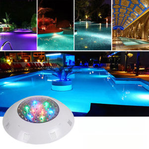 SXH led Pool Wall Light Underwater Surface Mounted Wall Light Waterproof Colorful Fountain Light Pool Landscape Light 12V Low-pressure Submersible Light