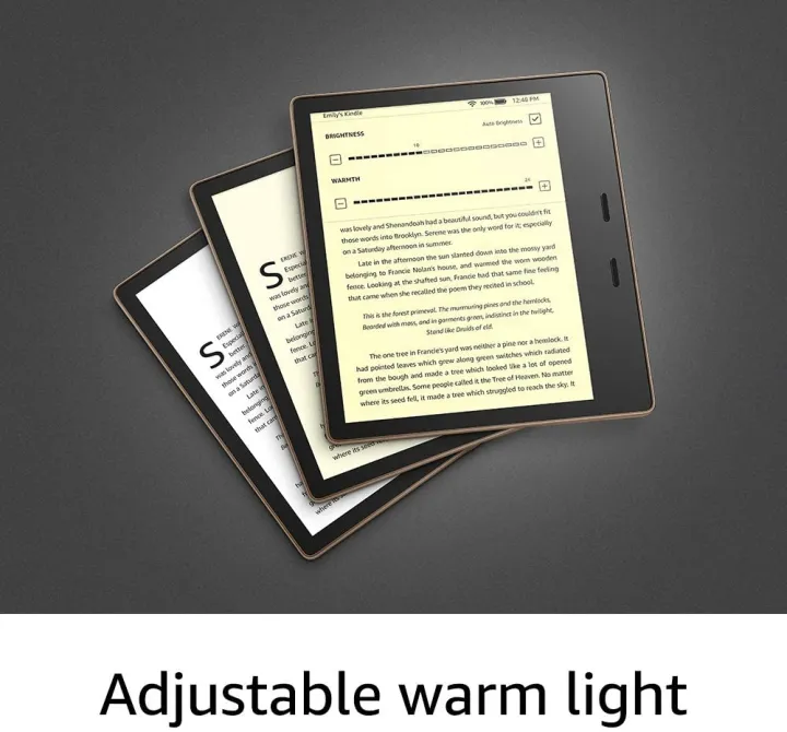 (TOP END MODEL) Kindle Oasis 3 (2019, 8GB/32GB, Graphite), 7" HD (300 ppi), Waterproof, Built-In Audible (Wi-Fi with Special Offers)