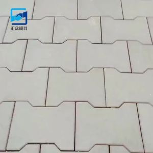 Cement Floor Tile Mold I-Shaped Concrete Color Brick Courtyard Square Sidewalk Floor Paving Brick Plastic Mold