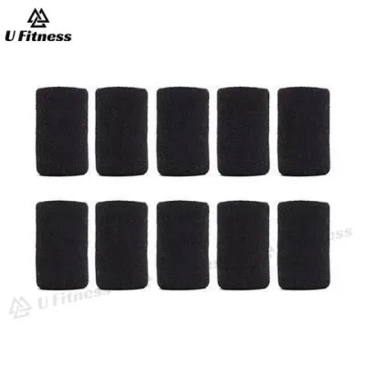 10PCS Finger Sleeves Gym Fitness Elastic Fingerstall Protector Guard Stretchy Basketball Volleyball