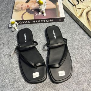 Western Sandal Jepit Japit Flat Tali Wanita Cewek Perempuan/Sandal Wanita Kekinian korean Style