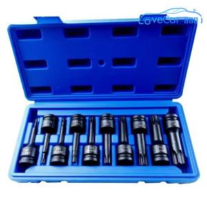 Heavy Duty Impact Hex Socket Bit with Color-Coded Sizes for Easy Identification and Fast Work