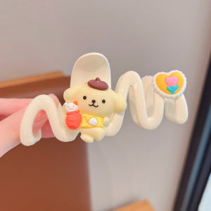 สาวกิ๊บผม Sanrio คลื่นน่ารักการ์ตูนรูปแบบง่ายจับคลิป 2024 เครื่องประดับผมใหม่