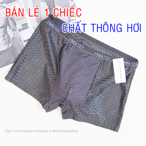 Lẻ 1 chiếc quần lót nam boxer cao cấp xuất Nhật Vinstore 1MJDUI quần sịp đùi nam chất Thông hơi (Có che tên sản phẩm)