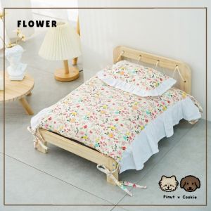 Solid Wood Cat Bed Small Dog Cat Nest Dog Den