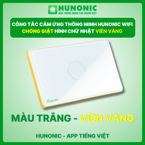 Công Tắc Chống Giật Bình Nóng Lạnh Wifi Thông Minh Hunonic