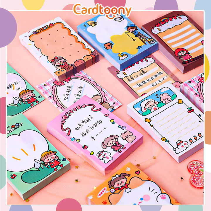 Sticky Note / Memo Stick / Notes Kertas Tempel Cute Lucu Imut Cat Girl ...