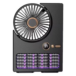 Cross-Border Best-Selling Mosquito Killer Lamp Fan for Camping Outdoor High Capacity Desktop Fan Household Electric Shock Mosqui