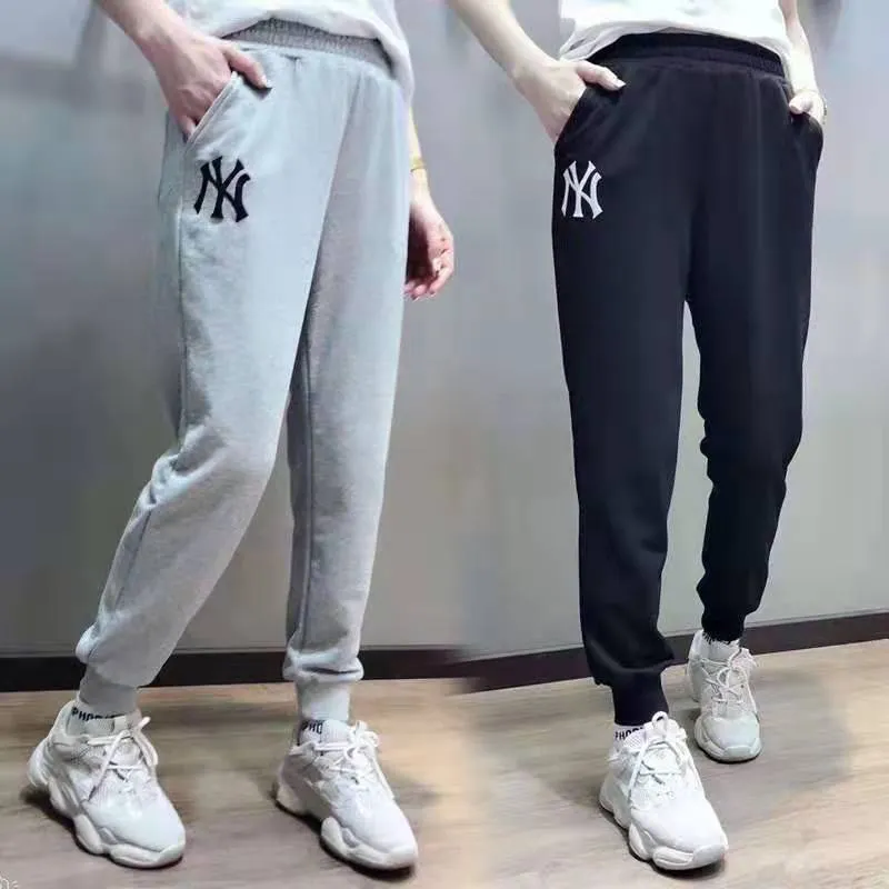 NY Makapal tela Korean fashion girls lady women s jogger pants with 2  pockets cotton quality