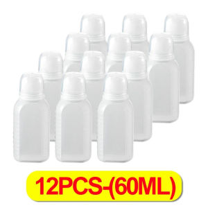 12Pcs Portable Mini Condiment Squeeze Bottles Plastic Salad Ketchup Dispenser Seasoning Storage Container Household Kitchen Gadgets