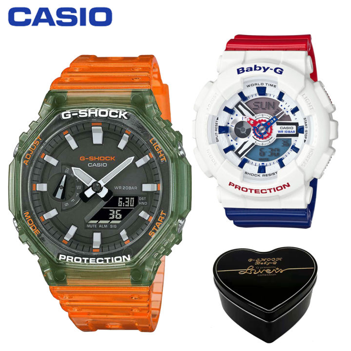 Original G-Shock Baby-G GA2100 BA110 Men Women Sport Watch Couple