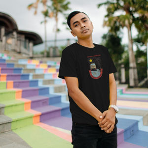 Anyway Kaos Pendek "Long Vacation" Black 683