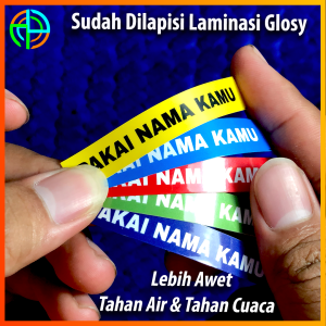 50 lembar Costum Nama Sticker Pulpen ( Tulis Namamu ) Model 2 Setiker Costum Nama Stiker Bisa Request nama