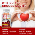 Alliwise Viên nang Coenzyme Q10 CoQ10 200mg Chất chống oxy hóa cho sức khỏe tim mạch và hỗ trợ miễn dịch, sản xuất năng lượng. 