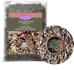 Mix Horticulturall 3lbs Lava Rocks Mixed Potting Soil for Plants Bonsai Succulents and Cacti Soil Decoration Gravel Volcanic Pumice Stones for Terrarium Top Dressing Fairy Gardening
