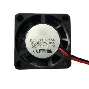 2507 DC Mini Micro Brushless Cooling Fan High Compatibility Cooling Cooler Widely Application Repair Replacement