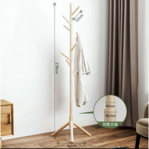 🔥 ติดตั้งง่าย 🔥 ราวแขวนเสื้อผ้าไม้จริงสไตล์นอร์ดิกญี่ปุ่นคุณภาพสูง 5 แบบ ราวแขวนเสื้อผ้าแบบตั้งพื้น