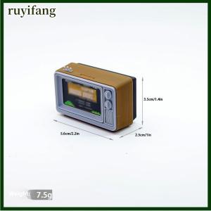 ruyifang 1 Piece 1 12 Dollhouse Simulation Miniature Nostalgic TV Game Console Model Living Room Scene Decoration Doll Accessories Toys