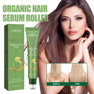 Eelhoe Organic Serum Roller Deeply Moisturize And Fix Hair Repair Hair Damage Hair Care Anti Stripping Liquid Hair Damage And Hair Care With Dense Hair Rollers 20ml