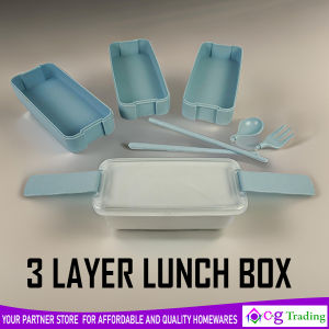 3 layer bento lunchbox