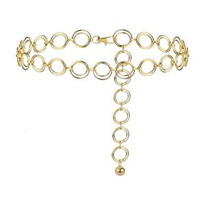 Thời trang Hoop nhẫn vòng tròn dải thắt eo thắt lưng eo có thể điều chỉnh cơ thể cho buổi hòa nhạc cuộc sống về đêm hàng ngày eo phong cách