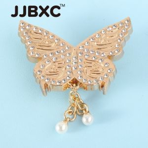 Shoe Accessories Decorated with Metal Five-pointed Star and Butterfly Pattern Enhance the Beauty of Your Shoes