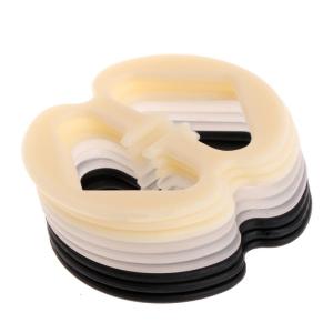 หัวเข็มขัด9ชิ้นสำหรับสายเสื้อชั้นในกันลื่นหลักฐานการสัมผัสคลิปปรับได้นักแข่งด้านหลัง