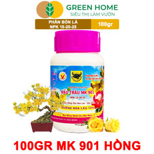 Phân Bón Lá Đầu Trâu MK 901 GreenHomeChai 100GRChuyên Dùng Cho Hoa LanCây CảnhDưỡng Hoa Lâu Tàn