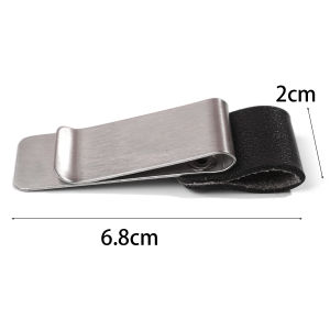 【Swan Home】2PCS Vintage Brass Notebook Pen Clips PU Leather Pen Holder Loose Leaf Dairy Memo Clip Bookmarks Journal Planner Pencil Holder Office