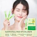 K.20 pieces/box DW Sleep frozen film Snail Collagen Facial mask Aloe Vera Vitamin Plant essence facial mask Ice aloe gel frozen film Moisturizing whitening Soothing skin Gel freeze film. 