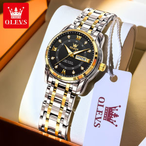 OLEVS business watch for women waterproof original elegant stainless steel date korean style wristwatch