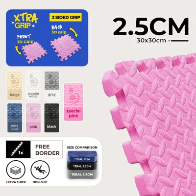 BabyBloo Baby Playmat 30x30x1cm EVA Foam Play Mat Puzzle Carpet Mat Bayi Puzzle Floor Carpet Karpet Bayi Floor Mat Tikar