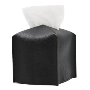 🔥Ready Stock🔥S/L PU Leather Tissue Box Square Desktop Napkin Storage Box Nordic Styles Pumping Tissue Holders for Home Bathroom Kitchen Office