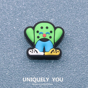 Jibbitz charm Shoe Buckle Shoe Accessories Cute Crocodile hello Fashion Shoes Accessories