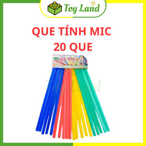 [Trung Lê] Bộ 20 Que Tính Nhựa Nguyên Sinh Học Sinh Tiểu Học Học Toán Đồ Chơi Giáo Dục Giáo Cụ