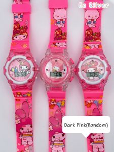 (K52) Jam Tangan Muzik Lampu / My Melody Cartoon Light Music Kids Watch