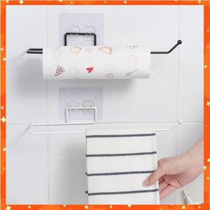 Giá Treo Cuộn Giấy Vệ Sinh - Treo Khăn - Treo Cuộn Màng Bọc Đồ Ăn Dán Tường
