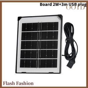 [Falsh F] 3W đa chức năng năng lượng mặt trời bảng điều khiển 6V quang điện Bảng điều khiển ngoài trời điện thoại di động sạc khẩn cấp cung cấp điện cho iphone16 Huawei