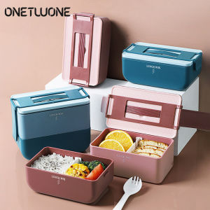 Onetwone Hộp Cơm Trưa Hộp Bento Cho Sinh Viên Nhân Viên Văn Phòng Làm Nóng Lò Vi Sóng Hộp Cơm Trưa Hộp Đựng Thực Phẩm