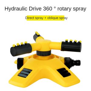 360 Degree Garden Sprinkler Automatic Rotating Irrigation Sprinkler Tandem Sprinkler Flower Waterer
