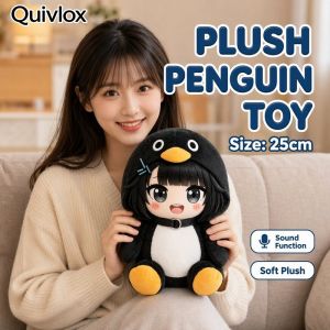 Penguin Plush Toy Arknights Gugugaga Stuffed Doll Sound Option Soft Collectible Gift For Kids Fans Home Decor