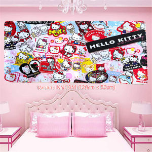 POSTER KAIN WALLPAPER KAIN HIASAN BACKGROUND DINDING UK 120CM X 50CM MOTIF SANRIO CINNAMOROL MY MELODY KARTUN ANIME NARUTO GUNDAM