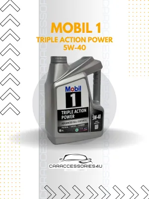 Mobil 1 Triple Action Power 5W-40 Engine Oil 4L