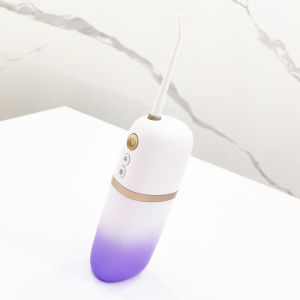 Hengfa Lina Portable Oral Irrigator USB Rechargeable Water Flosser 12 Flow Modes Dental Water Jet 200ML Waterproof Teeth Cleaner