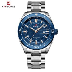 Naviforce Original Jam Tangan Pria Analog Tahan Air Quartz Movement NF 9210SBE Jam Tangan Multifungsi dengan Desain Klasik Bisnis Kemewahan Tahan air Bercahaya Analog