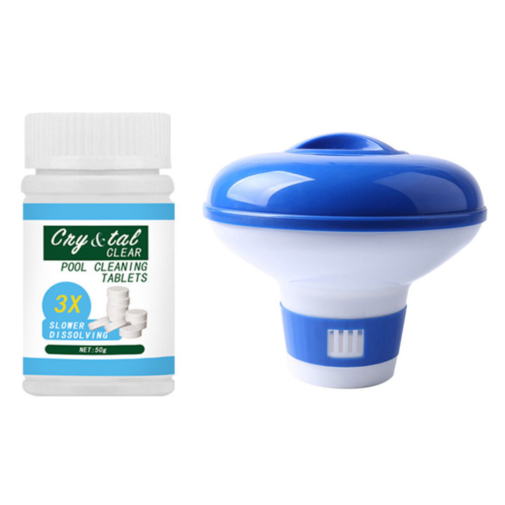 Pool Chemical Dispenser Strong Floating Pool Chlorine Dispense Tablets